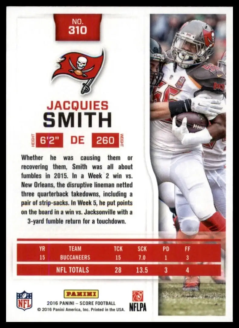 2016 Score - Jacquies Smith #310 (RC)