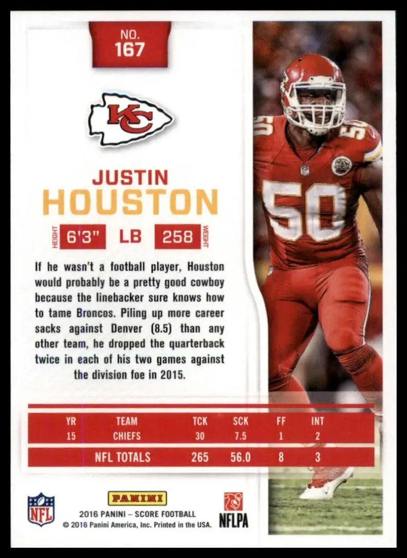 2016 Score - Justin Houston #167