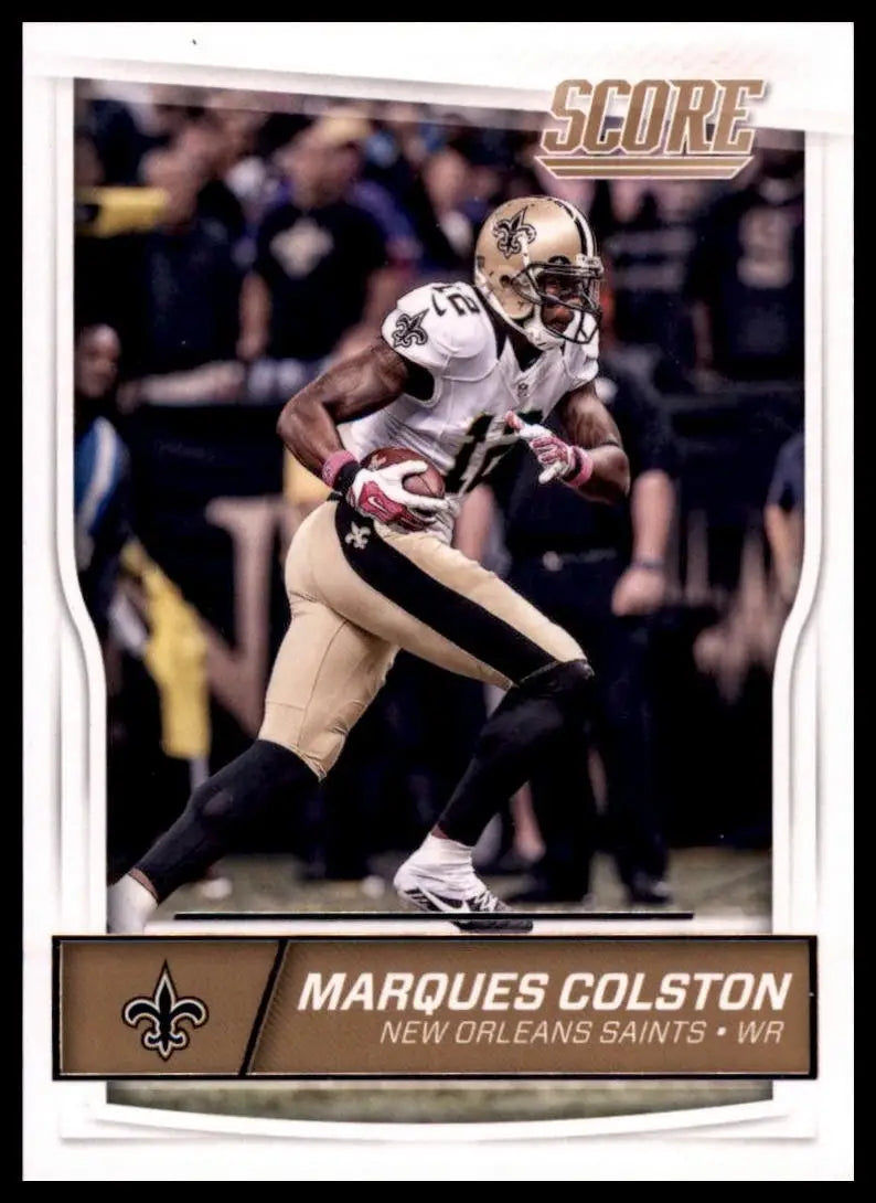2016 Score Marques Colston #205 New Orleans Saints Football Card NFL Sports - Football Card Single