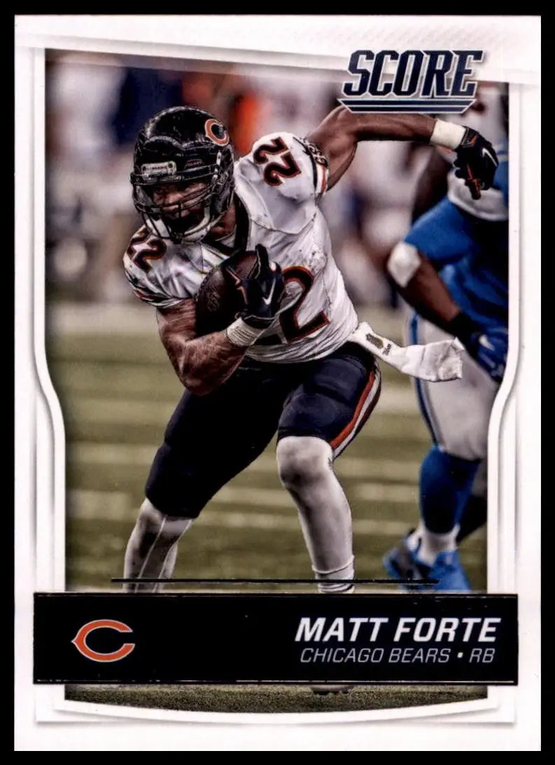 2016 Score Matt Forte #55 Chicago Bears Football Card NFL Sports - Football Card Single