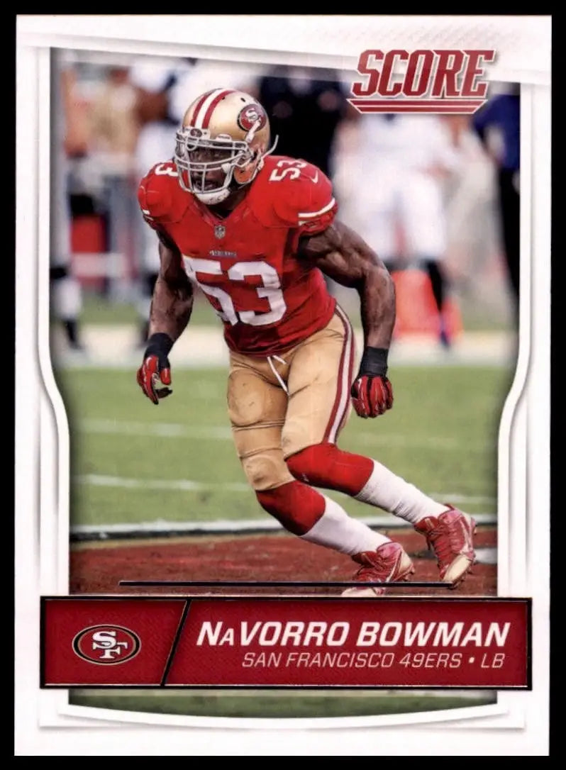 2016 Score NaVorro Bowman #279 San Francisco 49ers Football Card NFL Sports - Football Card Single
