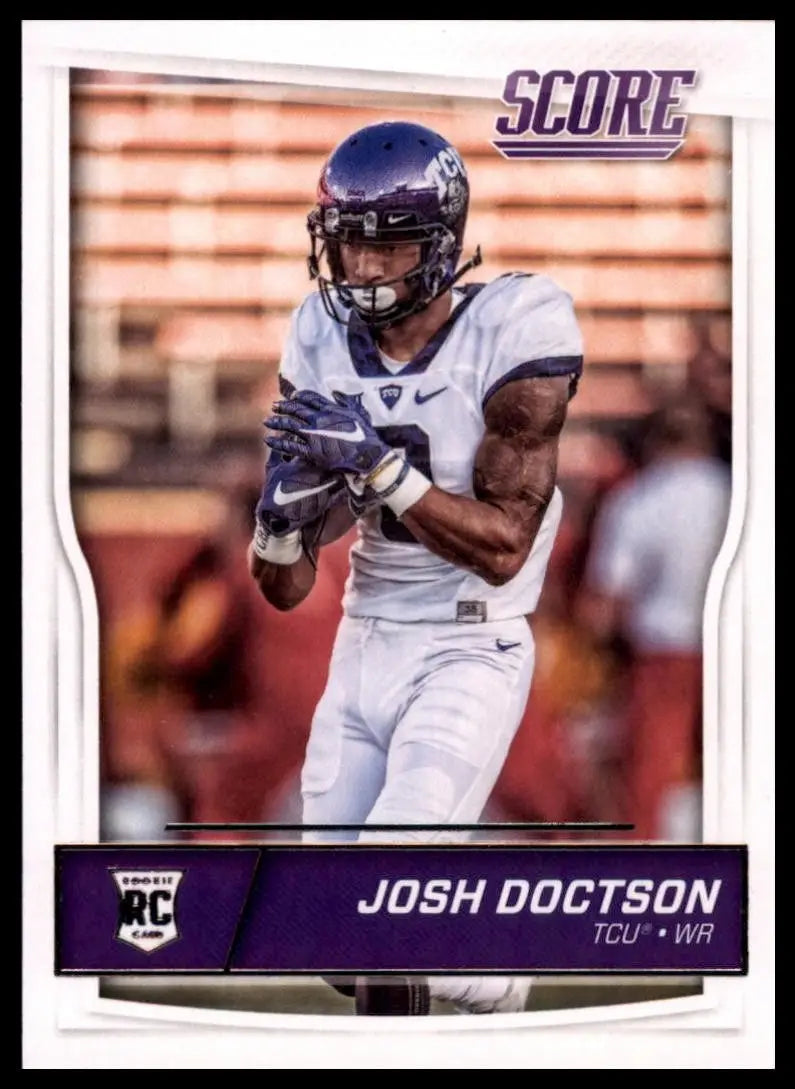 2016 Score Rookie Josh Doctson #364 TCU Horned Frogs Football Card NFL Sports - Football Card Single