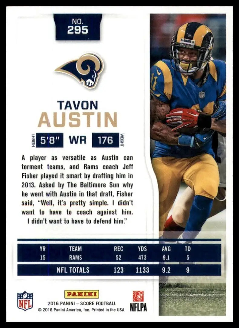 2016 Score - Tavon Austin #295