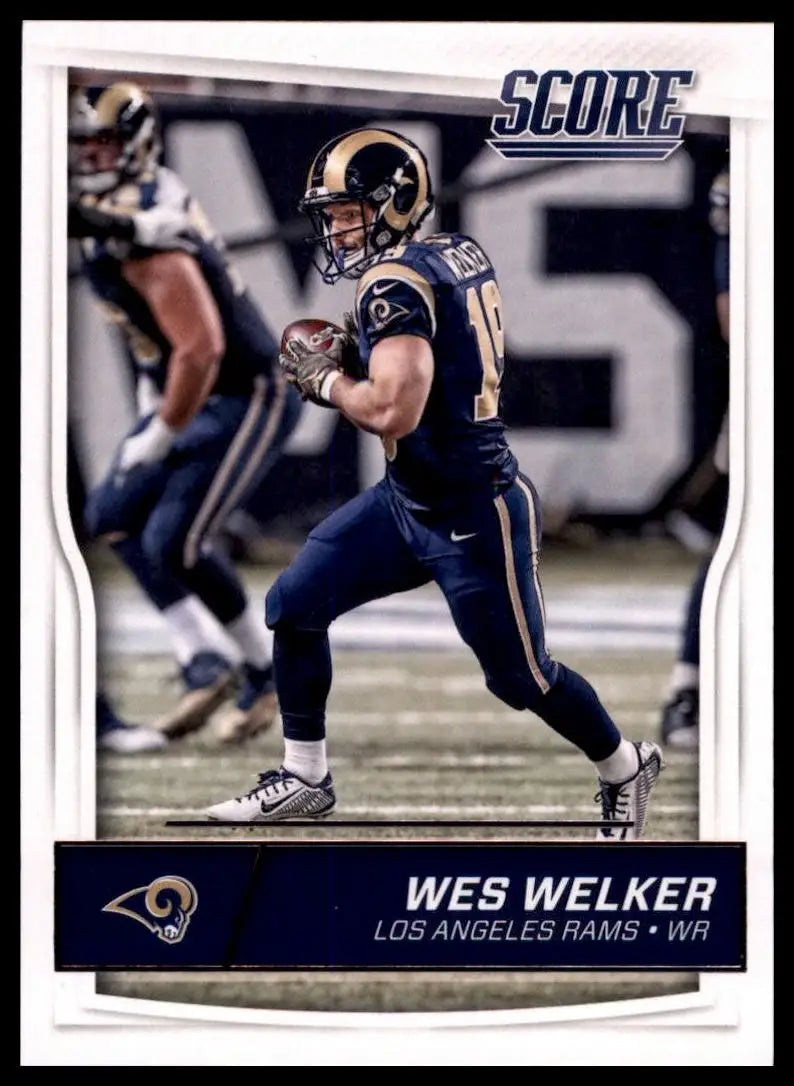 2016 Score Wes Welker #294 St Louis Rams Football Card NFL Sports - Football Card Single
