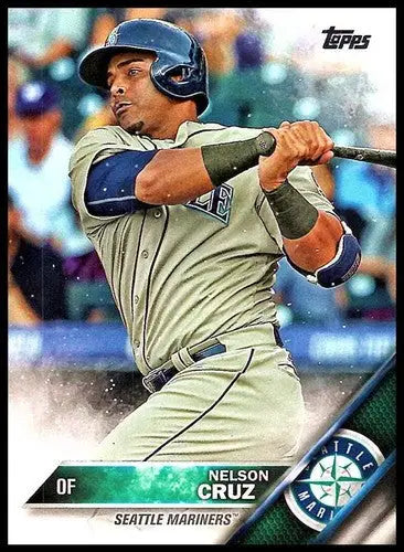 2016 Topps #10 Nelson Cruz NM-MT Mariners - Baseball Card Single
