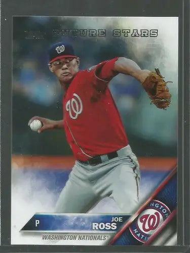 Baseball trading card of Joe Ross, pitcher for Washington Nationals, from 2016 Topps