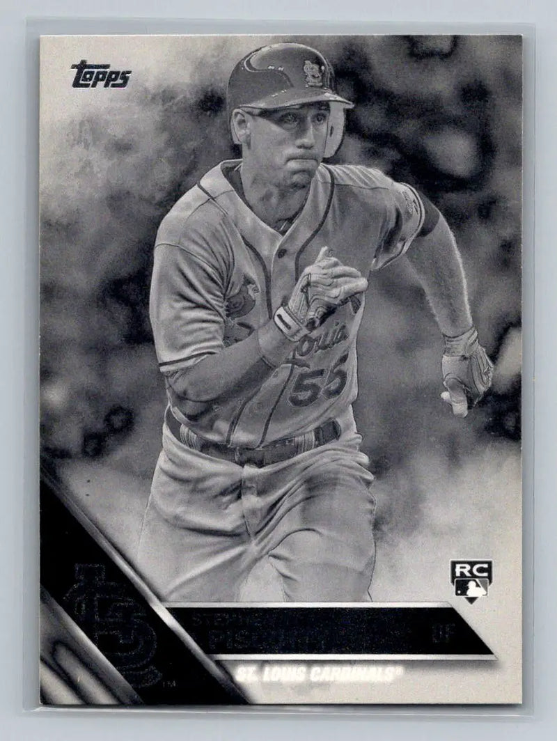 2016 Topps #146 Stephen Piscotty Black & White Negatives Cardinals Rookie Baseball Card