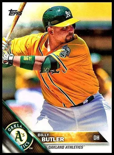 Original gloss Billy Butler baseball card from 2016 Topps NM-MT Athletics