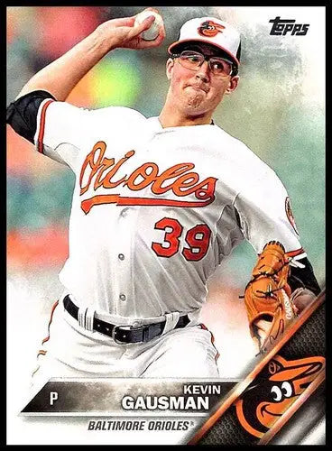 Baseball card featuring Kevin Gausman from 2016 Topps #180 with original gloss and NM-MT quality