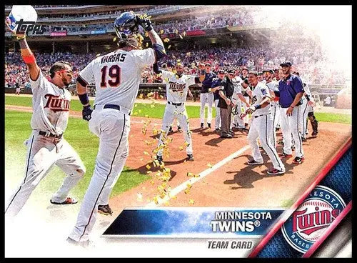 Minnesota Twins baseball card featuring Simply Sandoval from 2016 Topps #181 with original gloss