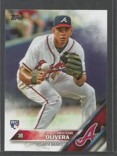 2016 Topps #219 Hector Olivera NM-MT RC Rookie Braves - Baseball Card Single