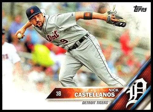 Original gloss Baseball card of Nick Castellanos NM-MT from 2016 Topps #253 Tigers