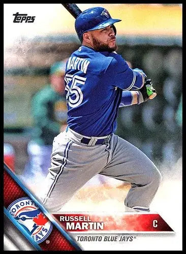 2016 Topps #261 Russell Martin NM-MT Blue Jays - Baseball Card Single