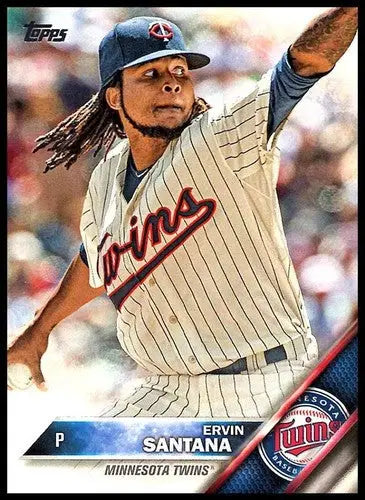 2016 Topps #262 Ervin Santana NM-MT Twins ID:2945 - Baseball Card Single