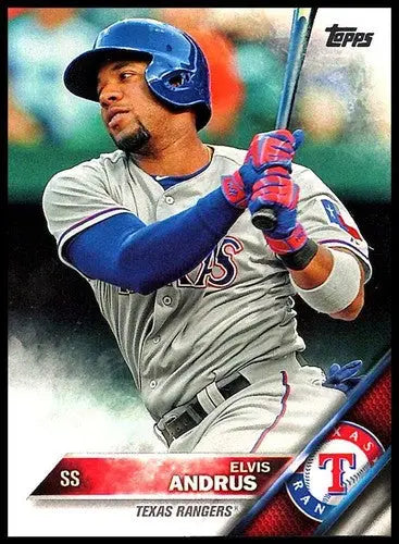 2016 Topps #277 Elvis Andrus NM-MT Rangers - Baseball Card Single