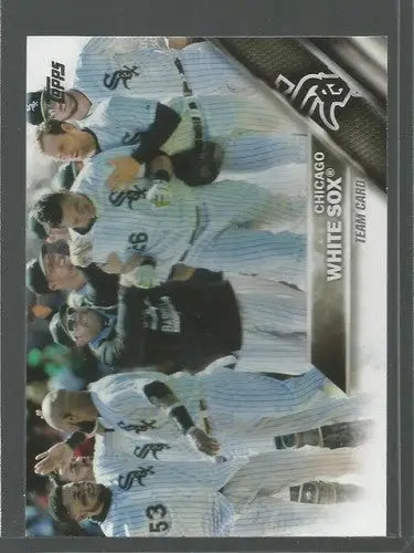 Chicago White Sox baseball team card with original gloss from 2016 Topps series