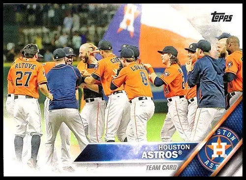 2016 Topps #302 Houston Astros NM-MT Astros - Baseball Card Single