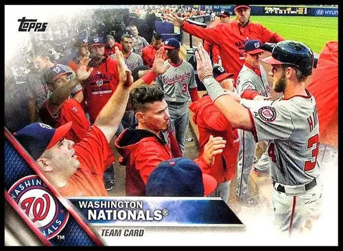 Washington Nationals baseball card with original gloss featuring Simply Sandoval from 2016 Topps