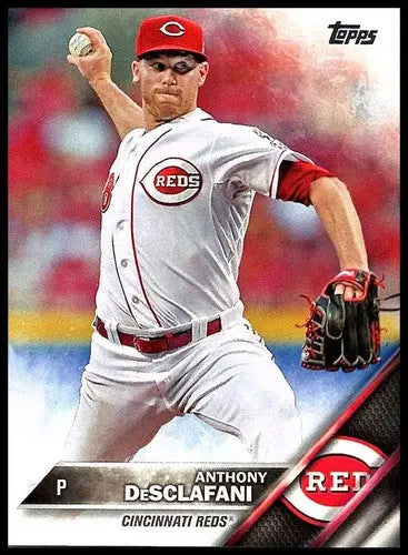 Anthony Desclafani baseball card with original gloss from 2016 Topps NM-MT Reds