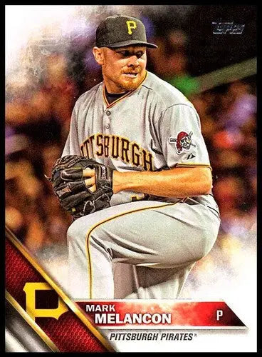 2016 Topps Mark Melancon baseball card with original gloss NM-MT Pirates ID 2997