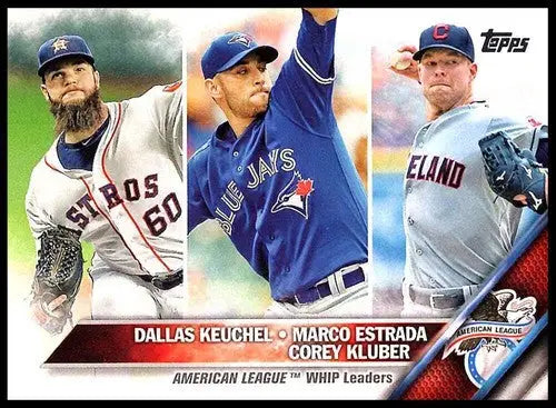 2016 Topps #346 Corey Kluber/Dallas Keuchel/Marco Estrada NM-MT LL ID:3004 - Baseball Card Single