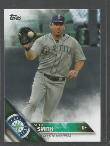2016 Topps #348 Seth Smith NM-MT Mariners - Baseball Card Single