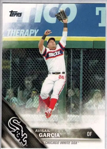 Avisail Garcia White Sox baseball card with original gloss from 2016 Topps #355