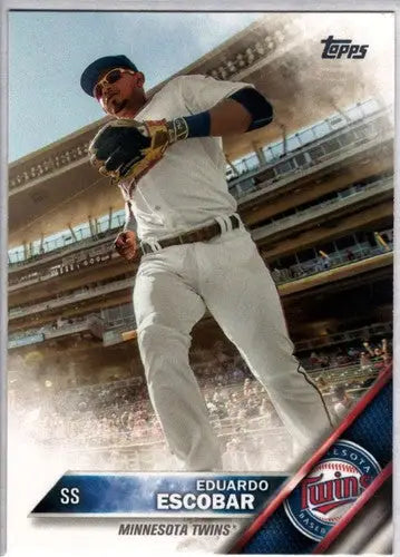 Eduardo Escobar baseball card with original gloss, NM-MT grade from 2016 Topps