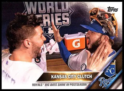 Kansas City Clutch baseball card from 2016 Topps #387 featuring Kansas City Royals