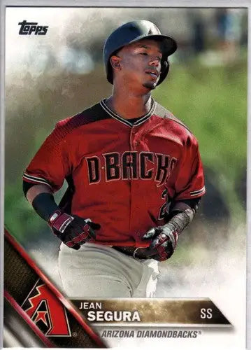 Original gloss Jean Segura baseball card 2016 Topps Diamondbacks ID 3050