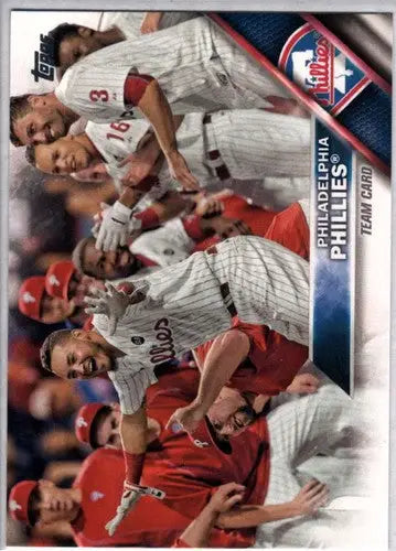 Philadelphia Phillies team card with original gloss from 2016 Topps #431 NM-MT