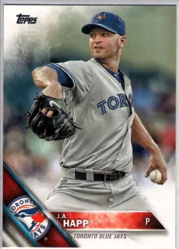 2016 Topps #449 J.A. Happ NM-MT Blue Jays ID:3081 - Baseball Card Single