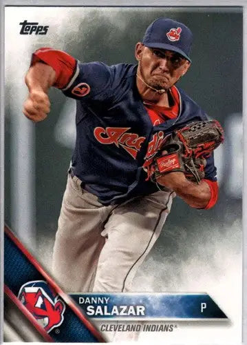 2016 Topps #460 Danny Salazar NM-MT Indians baseball card with original gloss