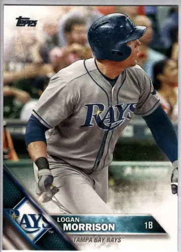 Logan Morrison baseball card 2016 Topps #469 original gloss NM-MT Rays ID:23240