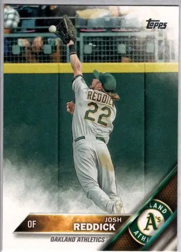 Original gloss baseball card featuring Josh Reddick NM-MT from 2016 Topps #472