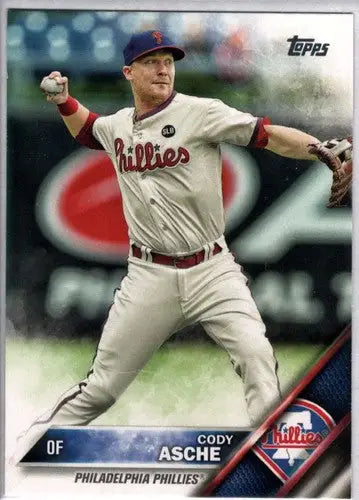 2016 Topps #478 Cody Asche NM-MT Phillies ID:3102 - Baseball Card Single