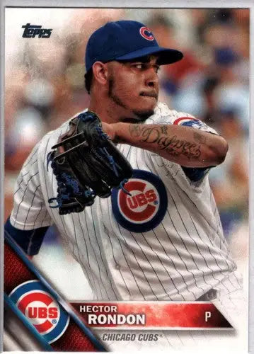 Original gloss Hector Rondon baseball card 2016 Topps NM-MT Cubs ID 23241