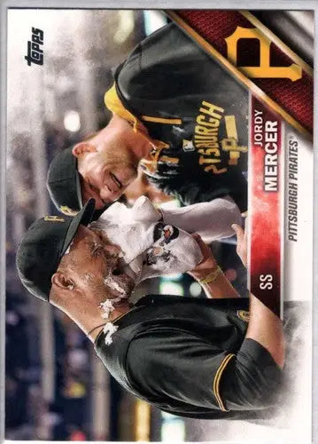 Original gloss Jordy Mercer baseball card 2016 Topps NM-MT Pirates ID3141