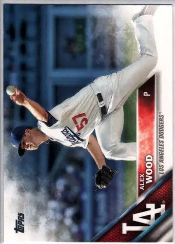 2016 Topps #536 Alex Wood NM-MT Dodgers - Baseball Card Single