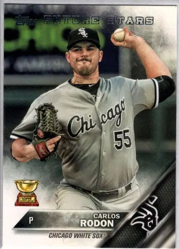 Carlos Rodon baseball card from 2016 Topps Future Star series with original gloss
