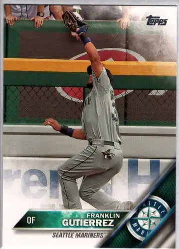 2016 Topps Franklin Gutierrez NM-MT baseball card with original gloss Mariners ID 19497