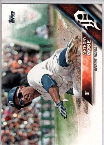 2016 Topps Anthony Gose baseball card with original gloss and NM-MT condition