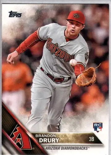 2016 Topps #607 Brandon Drury NM-MT RC Rookie Diamondbacks - Baseball Card Single