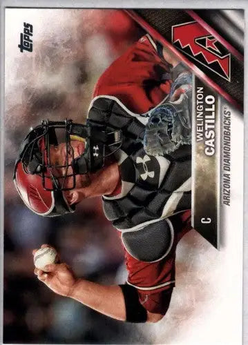 2016 Topps Welington Castillo baseball card with original gloss NM-MT Diamondbacks