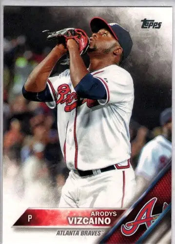Original gloss 2016 Topps Arodys Vizcaino NM-MT Braves baseball card
