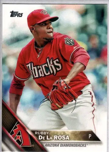 2016 Topps Rubby De La Rosa NM-MT Diamondbacks baseball card with original gloss