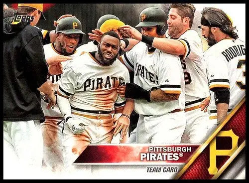 Original gloss Pittsburgh Pirates baseball card featuring Simply Sandoval from 2016 Topps