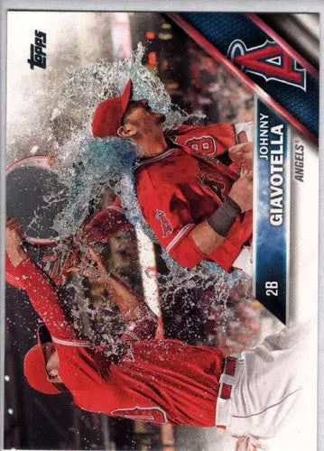 2016 Topps Johnny Giavotella baseball card with original gloss NM-MT ID 3236