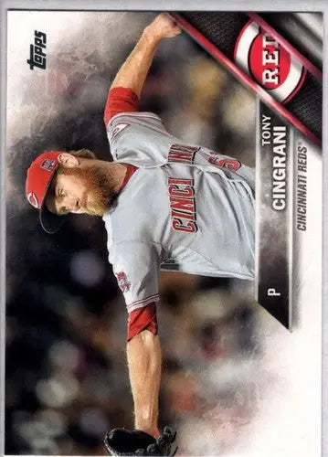 2016 Topps #671 Tony Cingrani NM-MT Reds - Baseball Card Single