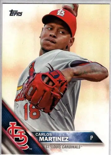 2016 Topps #678A Carlos Martinez NM-MT Cardinals - Baseball Card Single